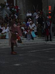 Figuranti con costumi di Porta Romana.