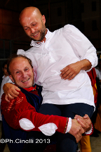 Il Caposestiere ed il Cavaliere Emanuele Capriotti.