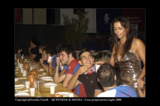 Cena Propiziatoria Quinana di Luglio 2008.