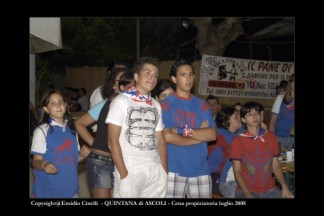 Cena Propiziatoria Quinana di Luglio 2008.