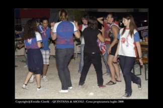 Cena Propiziatoria Quinana di Luglio 2008.