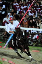 Emanuele Capriotti alla curva del 'Cassero'.