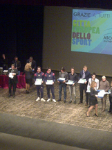 Premiazione dei Campioni d'Italia 2012 Ercoli Fabrizio e Nicola Gattoni specialit Coppia.
