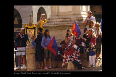 I Tifosi ai Campionati Italiani A1 di Ferrara 2007.