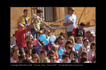 I Tifosi ai Campionati Italiani A1 di Ferrara 2007.