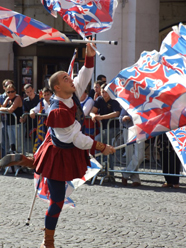 Il Singolista Stefano Volponi (32 classificato) durante la Qualificazione dei Campionati Italiani A1 di Ferrara 2007.