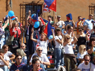 I Tifosi ai Campionati Italiani A1 di Ferrara 2007.