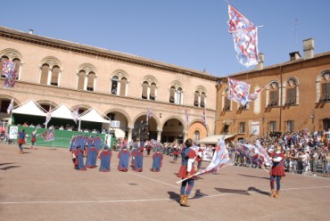 La Grande Squadra (5^ classificata) ed i Musici (10 classificati) durante la Qualificazione dei Campionati Italiani A1 di Ferrara 2007.