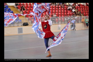 Il Singolista Fabrizio Ercoli (18 classificato) durante la Qualificazione dei Campionati Italiani A1 di Agropoli (SA) 2009.