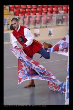 Il Singolista Fabrizio Ercoli (18 classificato) durante la Qualificazione dei Campionati Italiani A1 di Agropoli (SA) 2009.