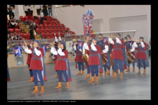 La Grande Squadra (5^ classificata) ed i Musici (6 classificati) durante la Qualificazione dei Campionati Italiani A1 di Agropoli (SA) 2009.