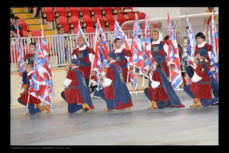 La Grande Squadra (5^ classificata) ed i Musici (6 classificati) durante la Qualificazione dei Campionati Italiani A1 di Agropoli (SA) 2009.