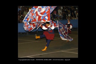 La Grande Squadra (5^ classificata) ed i Musici (6 classificati) durante la Finale dei Campionati Italiani A1 di Agropoli (SA) 2009.