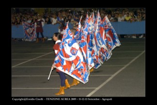 La Grande Squadra (5^ classificata) ed i Musici (6 classificati) durante la Finale dei Campionati Italiani A1 di Agropoli (SA) 2009.