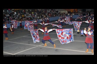 La Grande Squadra (5^ classificata) ed i Musici (6 classificati) durante la Finale dei Campionati Italiani A1 di Agropoli (SA) 2009.