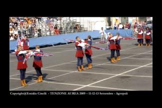 La Piccola Squadra (13^ classificata) durante la Qualificazione dei Campionati Italiani A1 di Agropoli (SA) 2009.