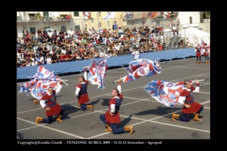 La Piccola Squadra (13^ classificata) durante la Qualificazione dei Campionati Italiani A1 di Agropoli (SA) 2009.