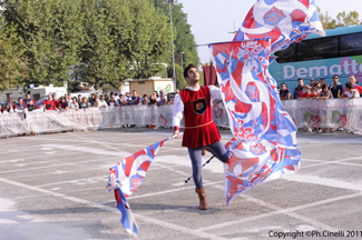 Il Singolista Fabrizio Ercoli (8 classificato) durante la Qualificazione dei Campionati Italiani A1 di Br (CN) 2011.