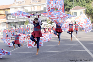 La Grande Squadra (4^ classificata) ed i Musici (3 classificati) durante la Qualificazione dei Campionati Italiani A1 di Br (CN) 2011.