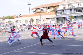 La Piccola Squadra (7^ classificata) durante la Qualificazione dei Campionati Italiani A1 di Br (CN) 2011.