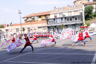 La Piccola Squadra (7^ classificata) durante la Qualificazione dei Campionati Italiani A1 di Br (CN) 2011.