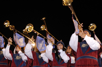 I Musici (3 classificati) durante le Premiazioni dei Campionati Italiani A1 di Br (CN) 2011.