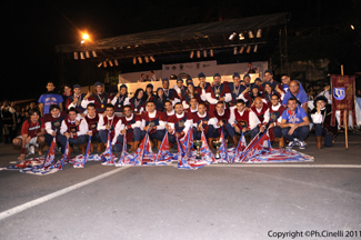 Porta Romana (3^ classificata in Combinata) durante le Premiazioni dei Campionati Italiani A1 di Br (CN) 2011.