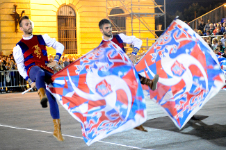 La Finale della specialit Coppia (3^ classificata).