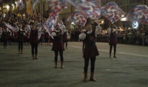La Grande Squadra 3^ classificata ed i Musici 4 classificati alle gare interne Sbandieratori e Musici del 2005.