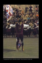 Il Singolista Stefano Volponi 2 classificato alle gare interne Sbandieratori e Musici del 2008.