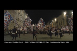 La Grande Squadra 2^ classificata ed i Musici 3 classificati alle gare interne Sbandieratori e Musici del 2008.