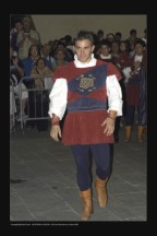 Il Singolista Stefano Volponi 2 classificato alle gare interne Sbandieratori e Musici del 2008.