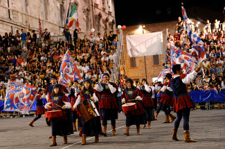 La Grande Squadra 1^ classificata ed i Musici 2^ classificati.