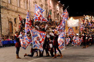 La Grande Squadra 1^ classificata ed i Musici 2^ classificati.