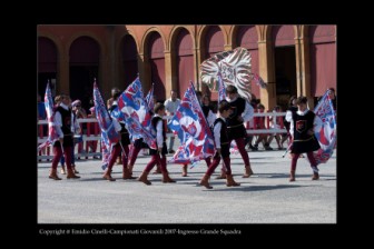 La Grande Squadra (3^ classificata) ed i Musici (3 classificati) ai Campionati Giovanili di Lugo 2007.