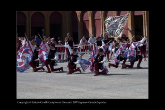 La Grande Squadra (3^ classificata) ed i Musici (3 classificati) ai Campionati Giovanili di Lugo 2007.