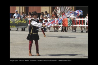 La Grande Squadra (3^ classificata) ed i Musici (3 classificati) ai Campionati Giovanili di Lugo 2007.
