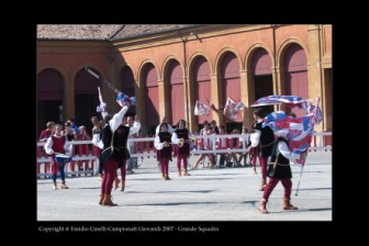 La Grande Squadra (3^ classificata) ed i Musici (3 classificati) ai Campionati Giovanili di Lugo 2007.