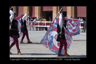 La Grande Squadra (3^ classificata) ed i Musici (3 classificati) ai Campionati Giovanili di Lugo 2007.
