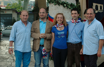 Premiazione della famiglia Saladini.