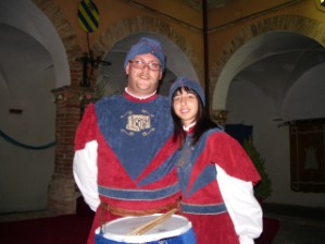 I musici Paolo Volponi e Valeria Poli.