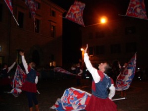 Esibizione della Grande Squadra di Porta Romana.