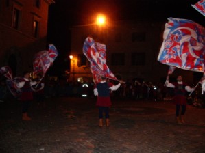 Esibizione della Grande Squadra di Porta Romana.