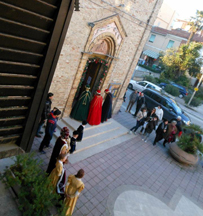 I Musici di Porta Romana accompagnano l'entrata in chiesa dei Re Magi.