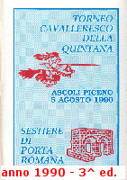 Giornalino 1990 del Sestiere Porta Romana