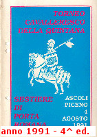 Giornalino 1991 del Sestiere Porta Romana