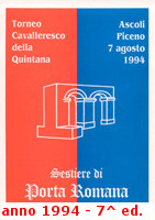 Giornalino 1994 del Sestiere Porta Romana