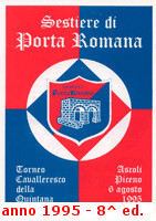 Giornalino 1995 del Sestiere Porta Romana