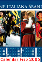 Calendario 2006 della Federazione Italiana Sbandieratori.